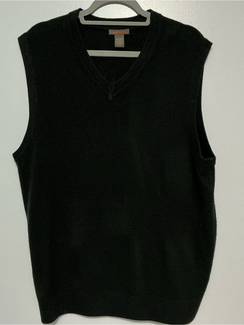 Dockers Black Golf Sweater Vest mens size XXL